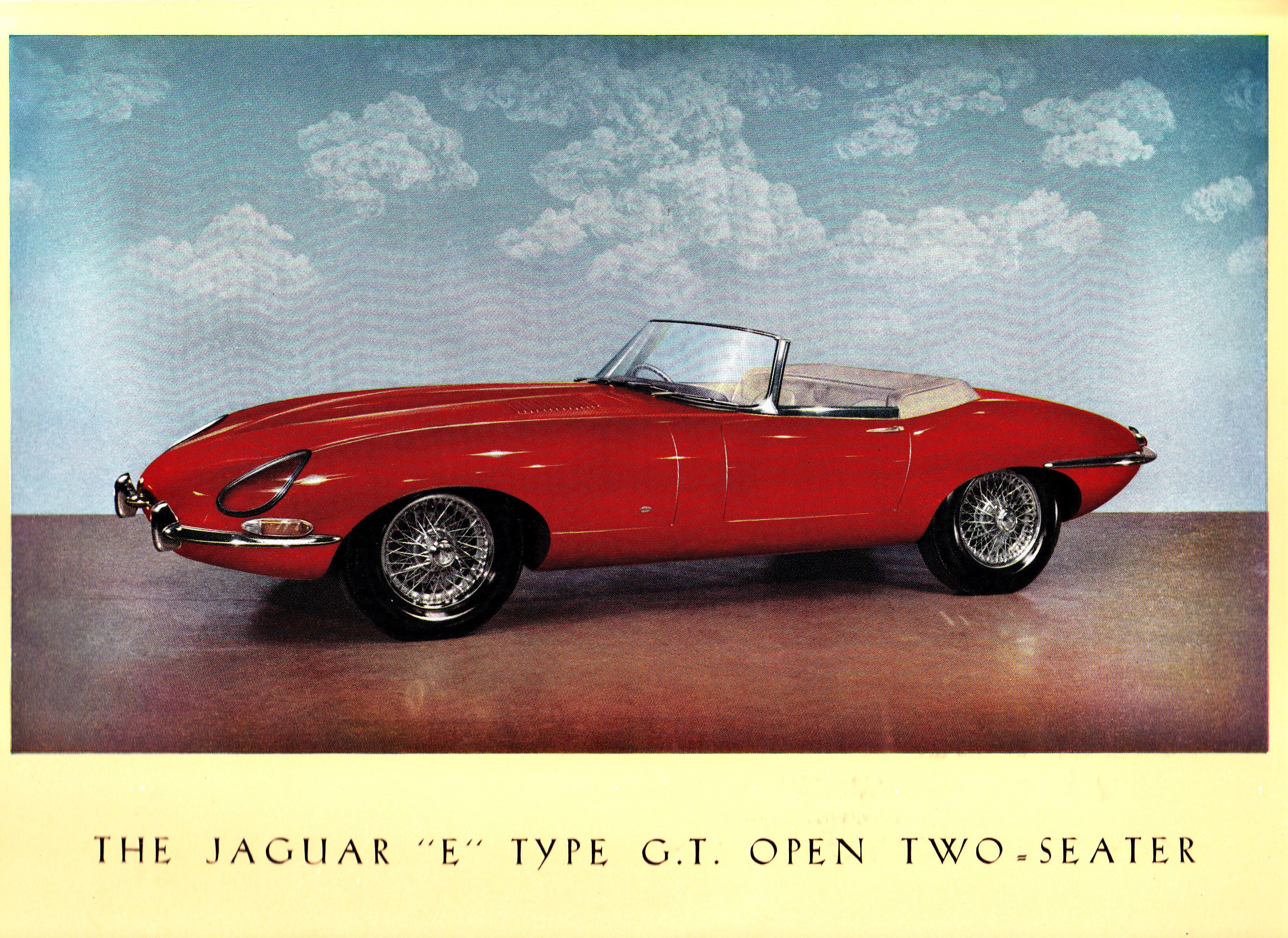 1961 Jaguar E Type brochure